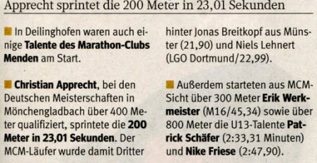 WP-Bericht vom 20.07.2016