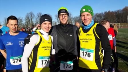 Janosch Schroeder, René Schmerbeck vor dem Start in Hamm